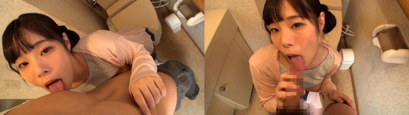 乳首舐めと長舌をつかったフェラ
